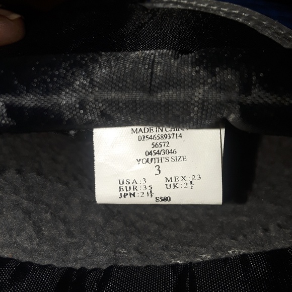 Blue Winter Rain / Snow Boots Youth Size 3 - Picture 5 of 5